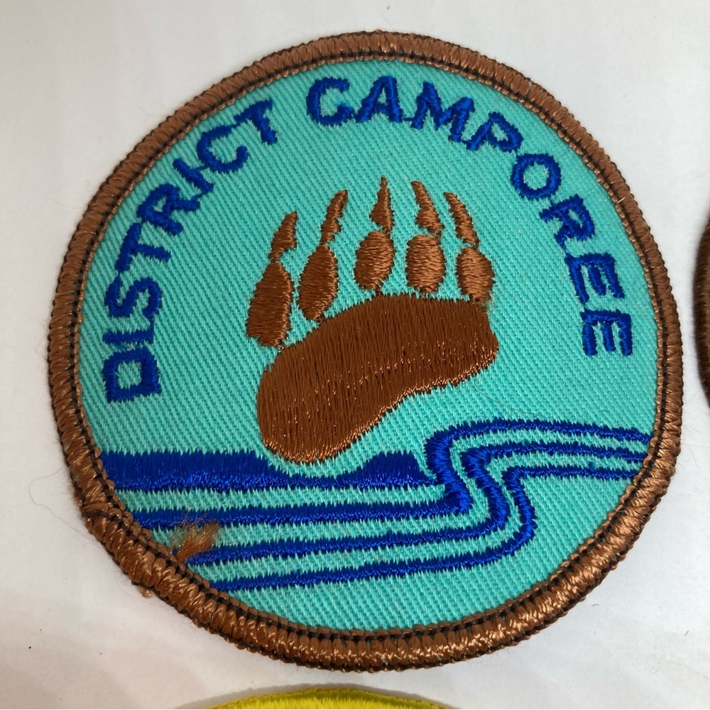 4 Vintage 70s Boy Scouts Patches Sam Houston Council Camporee Texas - Picture 5 of 7